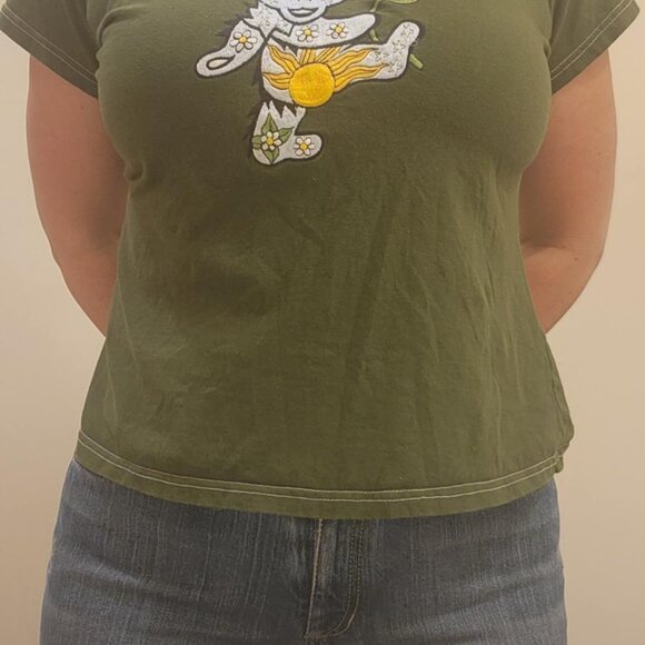 Rare Vintage Grateful Dead Embroidered Tee |Y2K Festival Shirt - Picture 7 of 9